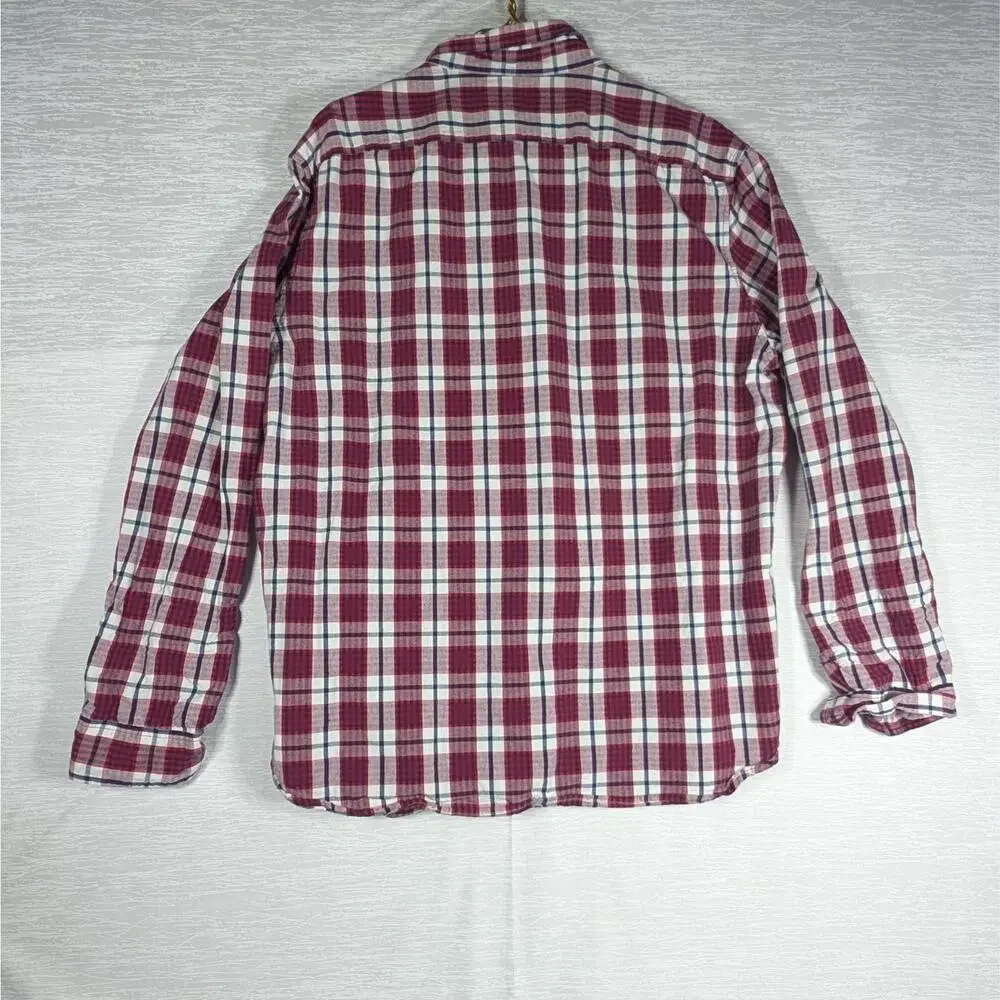 J. Crew Button Down Shirts Mens Extra Large Red Blue Bundle - Lot of 2